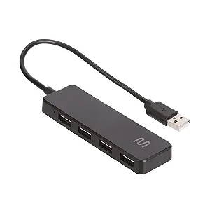 HUB USB 2.0 COM 4 PORTAS - AC443