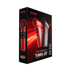 MINI SOPRADOR TURBO JET FAN PCYES RED MAGMA PSTJRM