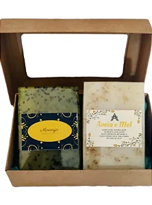 Kit Sabonete Artesanal Maracuja + Aveia e Mel
