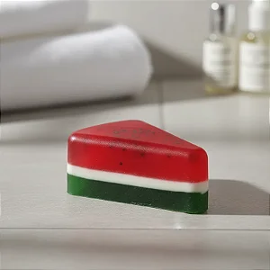 Sabonete Artesanal Formato Melancia - 100 gr