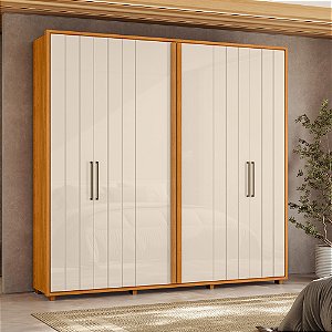 GUARDA ROUPA MIRÓ CINAMOMO/OFF WHITE