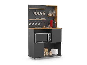 CANTINHO DO CAFÉ ACONCHEGO GRAFITE/CINAMOMO