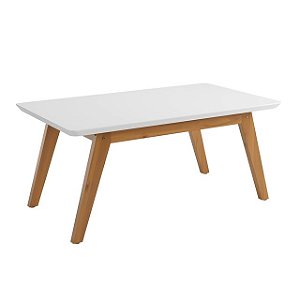 MESA DE CENTRO PRISM BRANCO ACETINADO