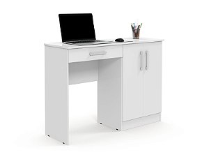 MESA DE COMPUTADOR SPACE BRANCO BRILHO