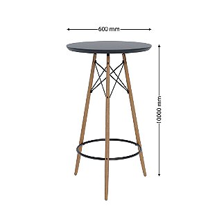 MESA BISTRÔ GOURMET PRETO