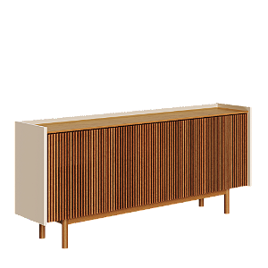 Buffet Dune Ripado Off White/Nature 1.8