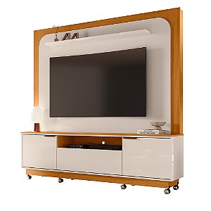 Home Theater Nilo 2.0 Cinamomo /Off White c/ Rodízios