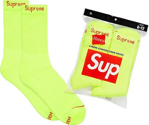 SUPREME x HANES - PACK MEIAS