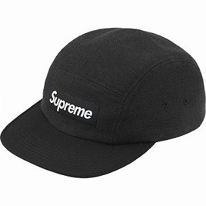 SUPREME - Boné 2-TONE camp cap " Black "