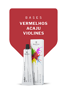 COLORAÇÃO CREME COLOR DI FIORI - BASES VERMELHOS + ACAJU + VIOLINES