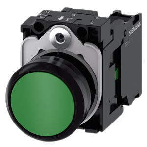 Botão 1NA Verde 3SU1100-0AB40-1BA0 - Siemens