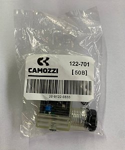 Conector com Led para Solenoide 24VCC - SERIE U70/ 122-701 - 20-9122-0833 - Camozzi
