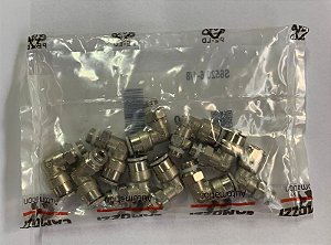 Conexão Cotovelo Orientável Ø6XG1/8 - S6520 6-1/8 - 51-6520-0656 - Camozzi