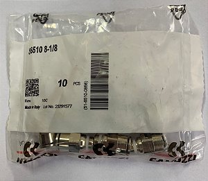 Conexão Reta Ø8XG1/8 - S6510 8-1/8 - 51-6510-0856 - Camozzi