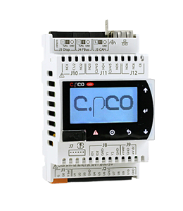 Controlador Programavel c.pCO Mini DIN HIGH-END - LCD DISPLAY - USB - NFC - EXV - ETH - FB - P+D000NH1DEF0 - Carel Sud