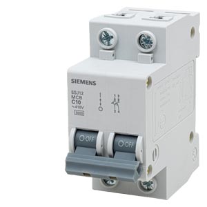 Disjuntor 2 Polos C 10A - 5SJ1210-7MB - Siemens