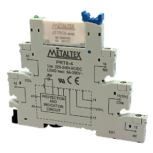 Interface Relé 1 Reversível 110V - PRZ-1R-110 - Metaltex