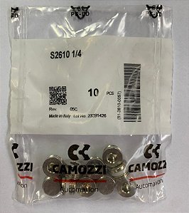 Tampao 1/4 BSP - S2610 1/4 - 51-2610-0057 - Camozzi