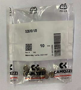 Tampao 1/8 BSP - S2610 1/8 - 51-2610-0056 - Camozzi