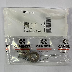 Terminal Roscado Para Série MD - MD1-A-1/4 - Tamanho G1/4 - 60W0110-002401 - Camozzi