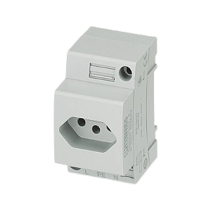 Tomada para Montagem em Trilho EO-N/UT - Embalagem com 5 unidades - 0804139 - Phoenix Contact
