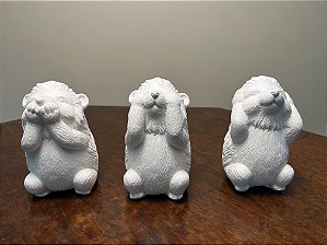 Escultura Trio Porco Espinho