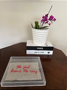 Cachepot em Ceramica Branca