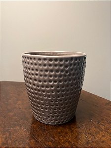 Cachepot em Ceramica Bege