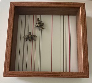 Caixa Madeira Abelhas Listrado