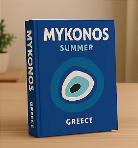 Livro Decorativo Mikonos