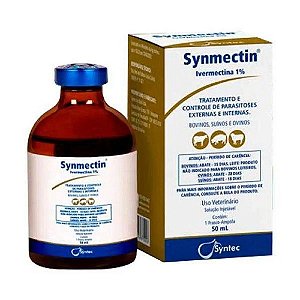 Synmectin 50mL  Invermectina 1% Syntec 50 ml