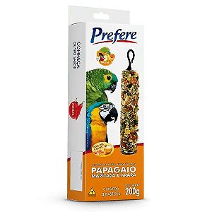 Bastão Papagaio E Araras Com Frutas Prefere 200 g
