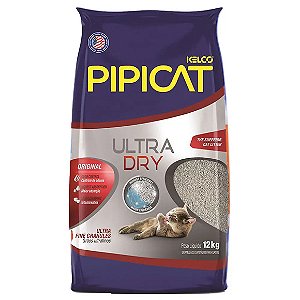 Areia Pipicat Ultra Dry para Gatos 12 kg