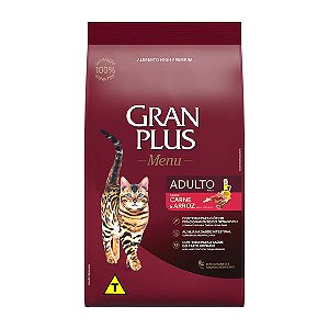 GranPlus Gatos Adultos Carne e Arroz 3 kg
