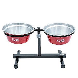 Comedouro Premium NF Pet Vermelho 3 L