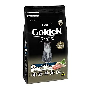 Golden Gatos Castrados Sênior Frango 1 kg
