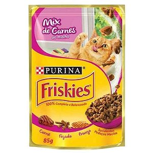 Friskies Sache Mix De Carne ao Molho 85 g