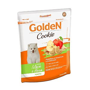 Cookie Golden Cães Filhotes Maçã e Aveia 350 g