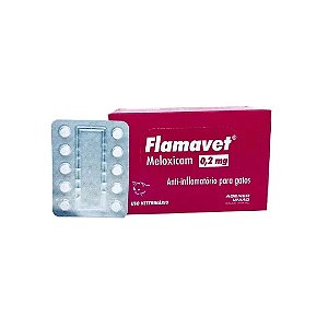 Flamavet Gatos 0,2 mg Blister com 10 Comprimidos