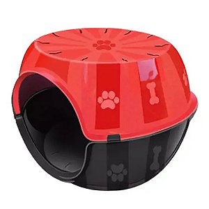 Toca do Gato Furacão Pet Paris Vermelha Único