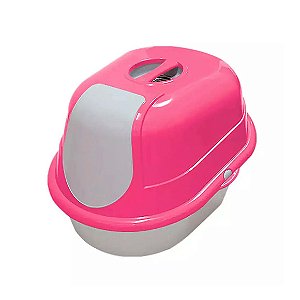 Banheiro Cat Toalete Furacão Pet Rosa Único