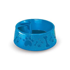 Bebedouro Plástico Paris Furacão Pet Azul 700 ml