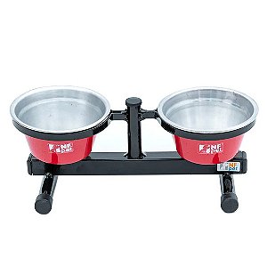 Comedouro Premium NF Pet Vermelho 500 ml