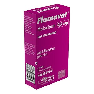 Flamavet Caes 0,5 mg Blister com 10 Comprimidos