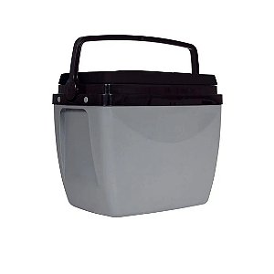 Caixa Térmica Cinza com Preto 18 L