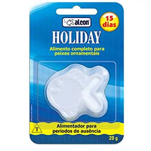 Ração para 15 Dias Holiday Alcon 20 g