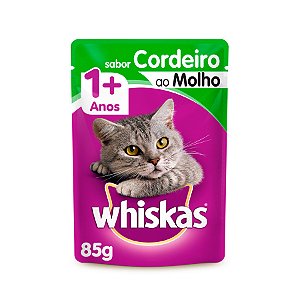 Whiskas Sache Adulto Cordeiro ao Molho 85 g