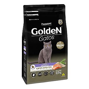 Golden Gatos Adultos Salmão 1kg