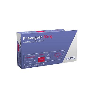 Prevegest 20 mg Biovet 12 comprimidos