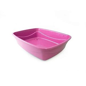 Bandeja Alta Cat Plus - Pet Injet Rosa